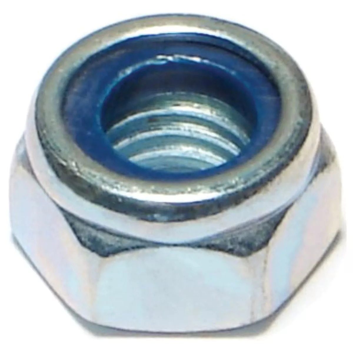 Midwest Fastener 8mm-1.25 Zinc Plated Class 8 Steel Coarse Thread Nylon Insert Lock Nuts (12 Ct.)