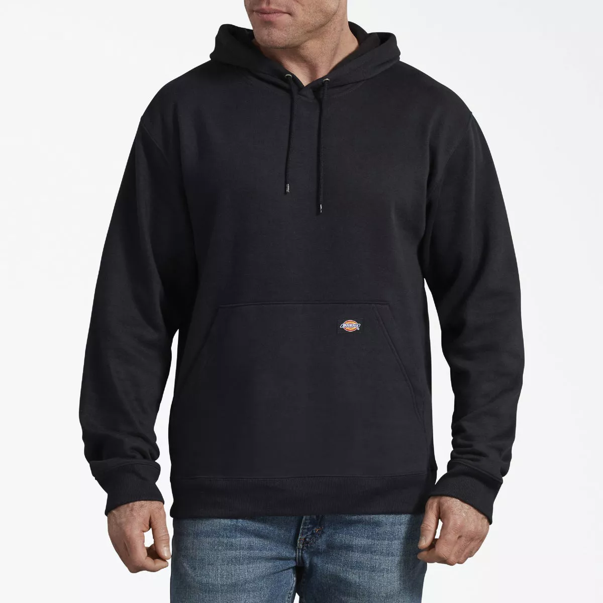 Dickies Men's XL Regular Black Midweight Fleece Hoodie
