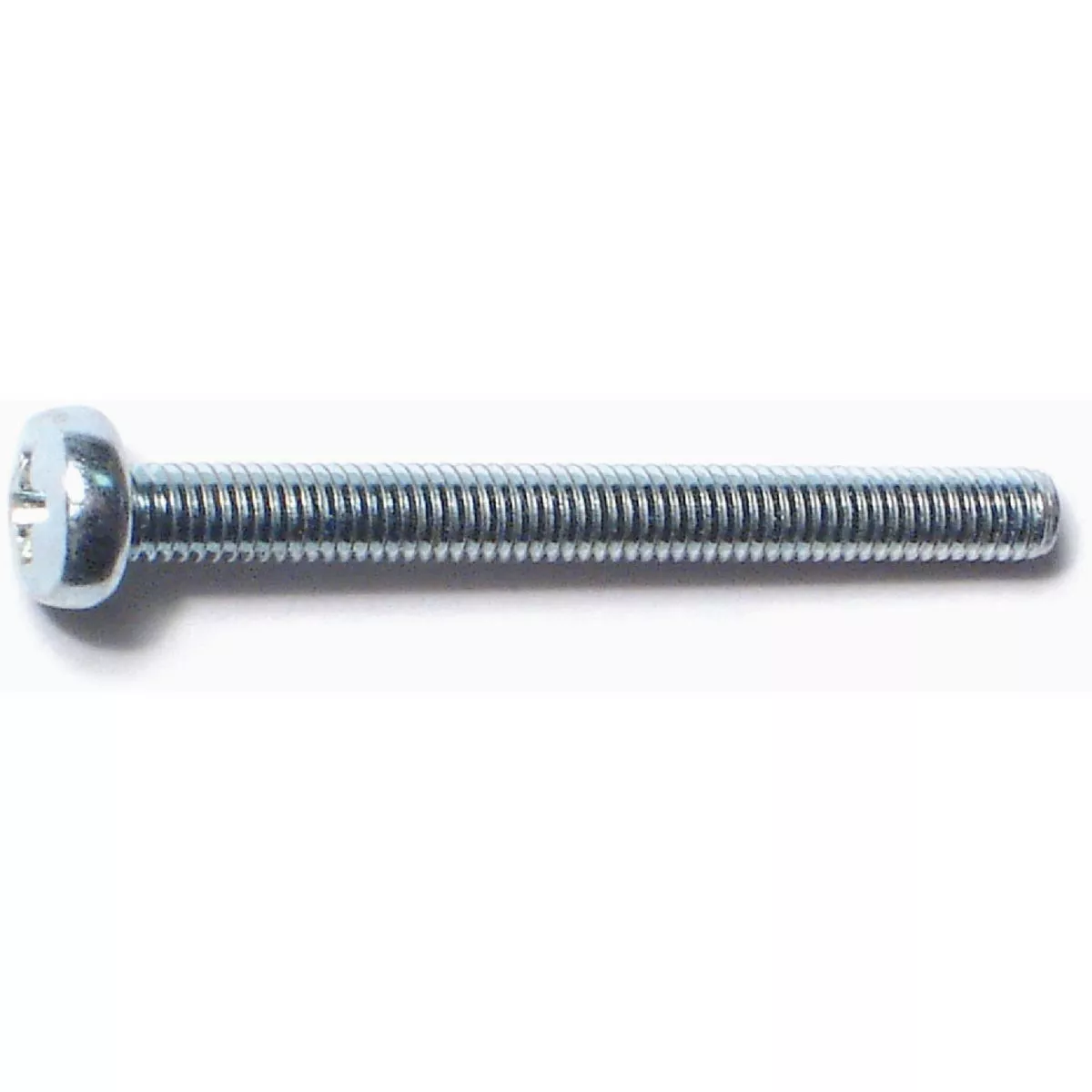 Midwest Fastener 3mm-0.5 x 30mm Zinc Plated Class 4.8 Steel Coarse Thread Phillips Pan Head Machine Screws (50 Ct.)