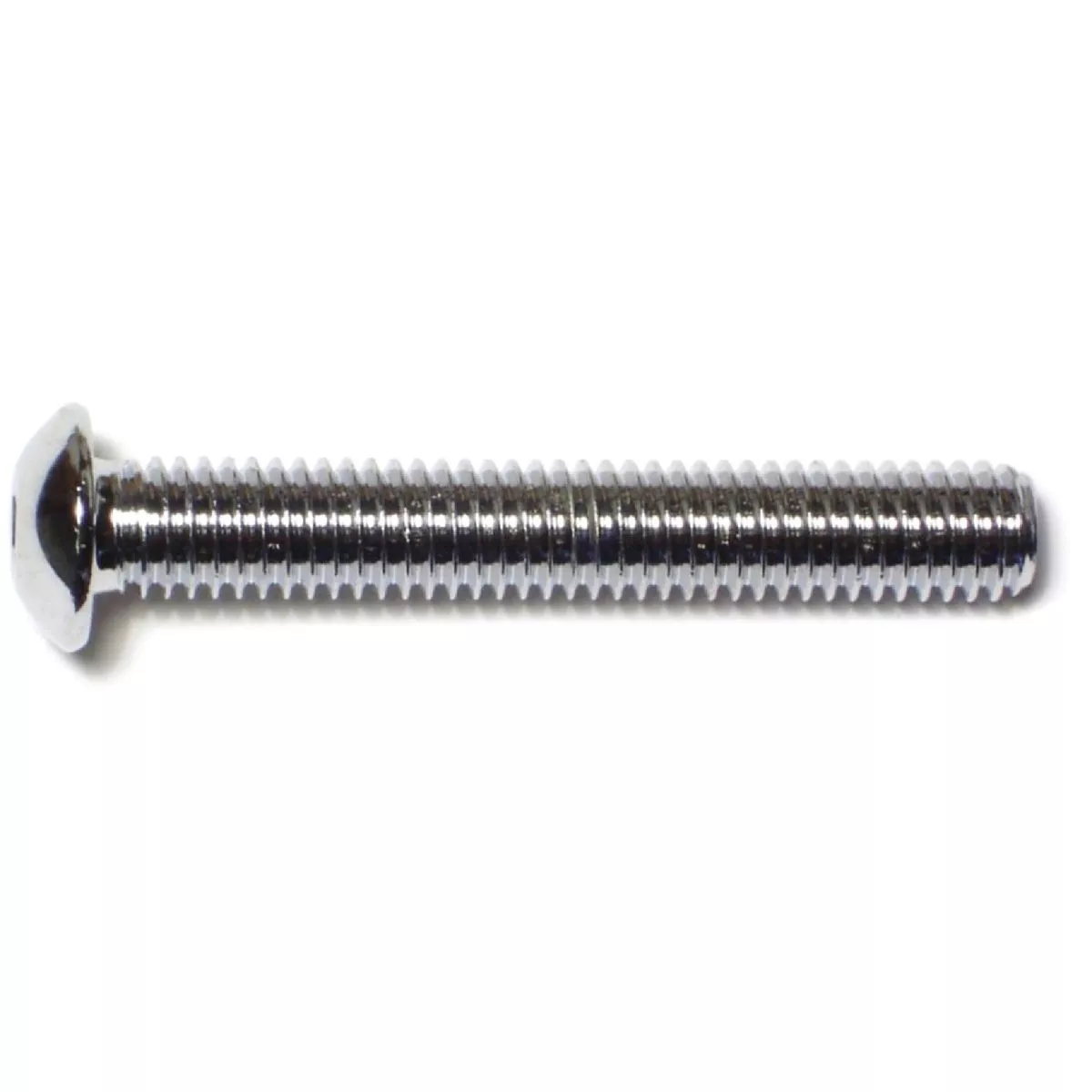 Midwest Fastener 3/8 In.-16 x 2-1/2 In. Chrome Plated Grade 8 Steel Coarse Thread Button Head Socket Cap Screws (5 Ct.)