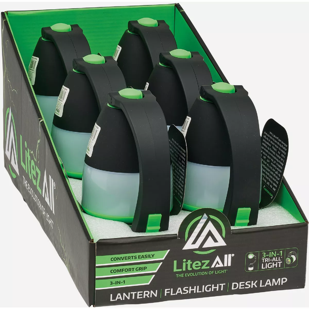 LitezAll Promier Products TriAll LED 3-In-1 Lantern