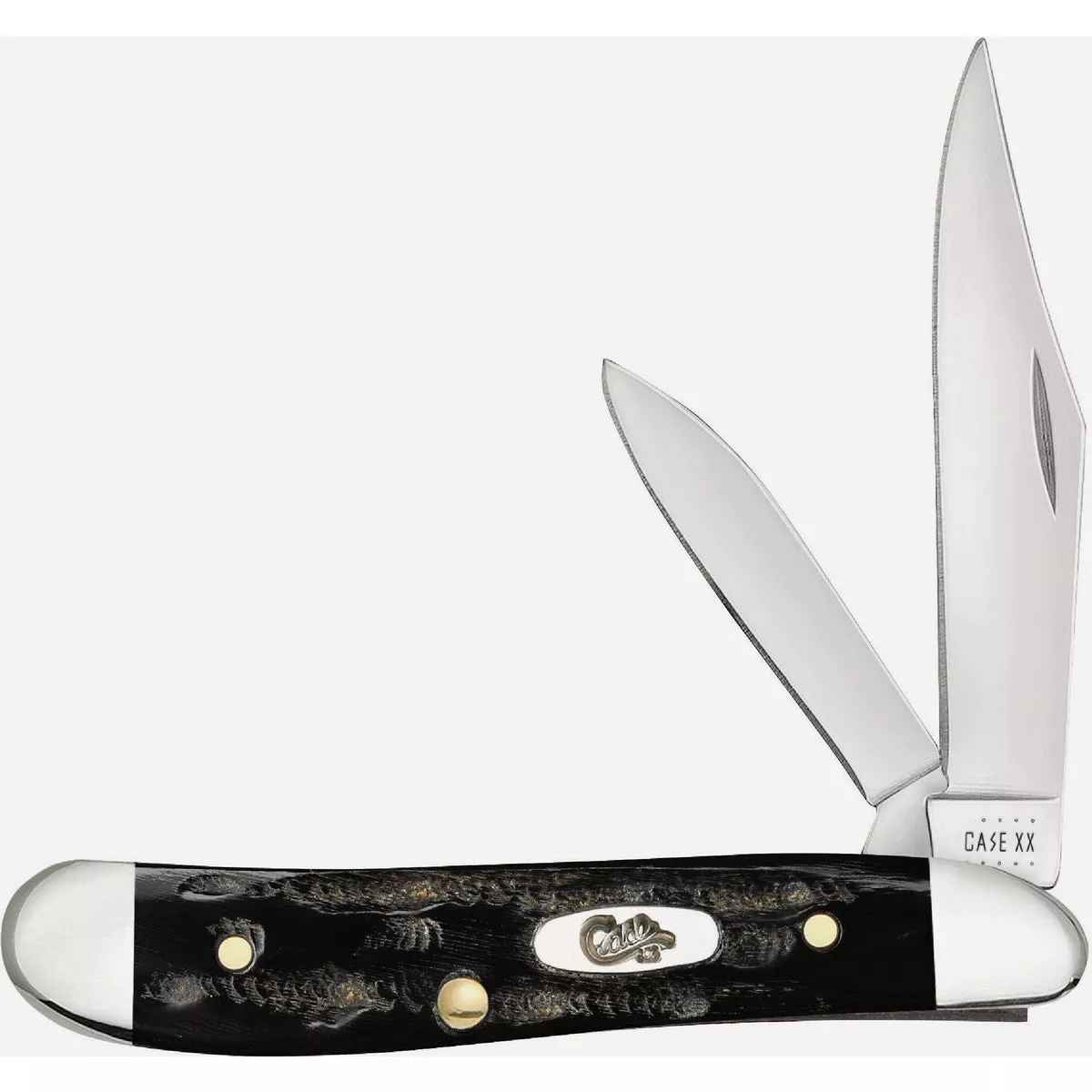 Case 2.1 In. Buffalo Horn Peanut Pocket Knife-