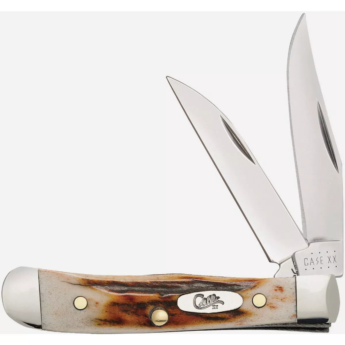 Case 1.85 In. Red Stag Tiny Trapper Pocket Knife