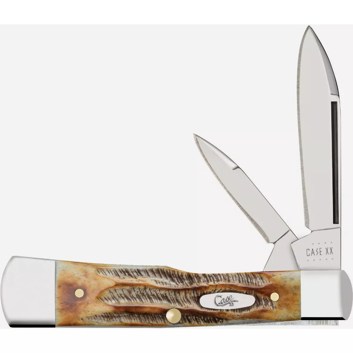 Case 2.15 In. 6.5 BoneStag Gunstock Pocket Knife-