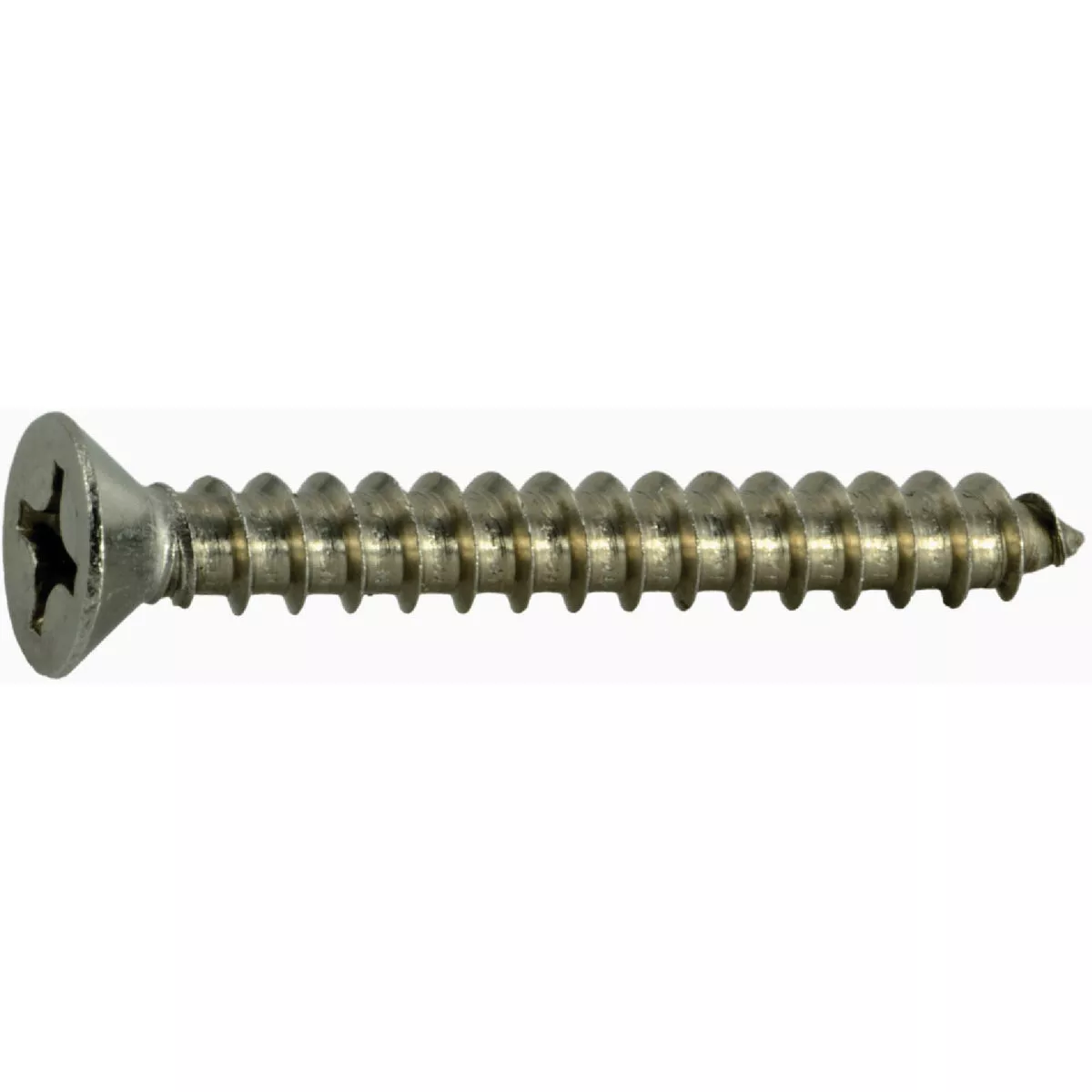 Midwest Fastener #12 x 1-3/4 In. 18-8 Stainless Steel Phillips Flat Head Sheet Metal Screws