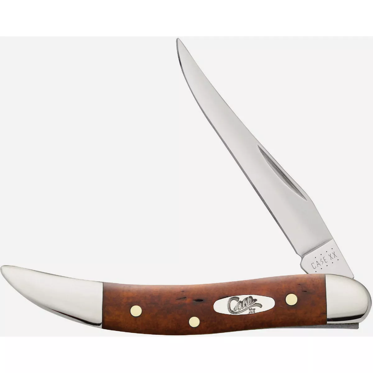Case 2.25 In. Chestnut Bone Smooth Small Texas Toothpick Pocket Knife