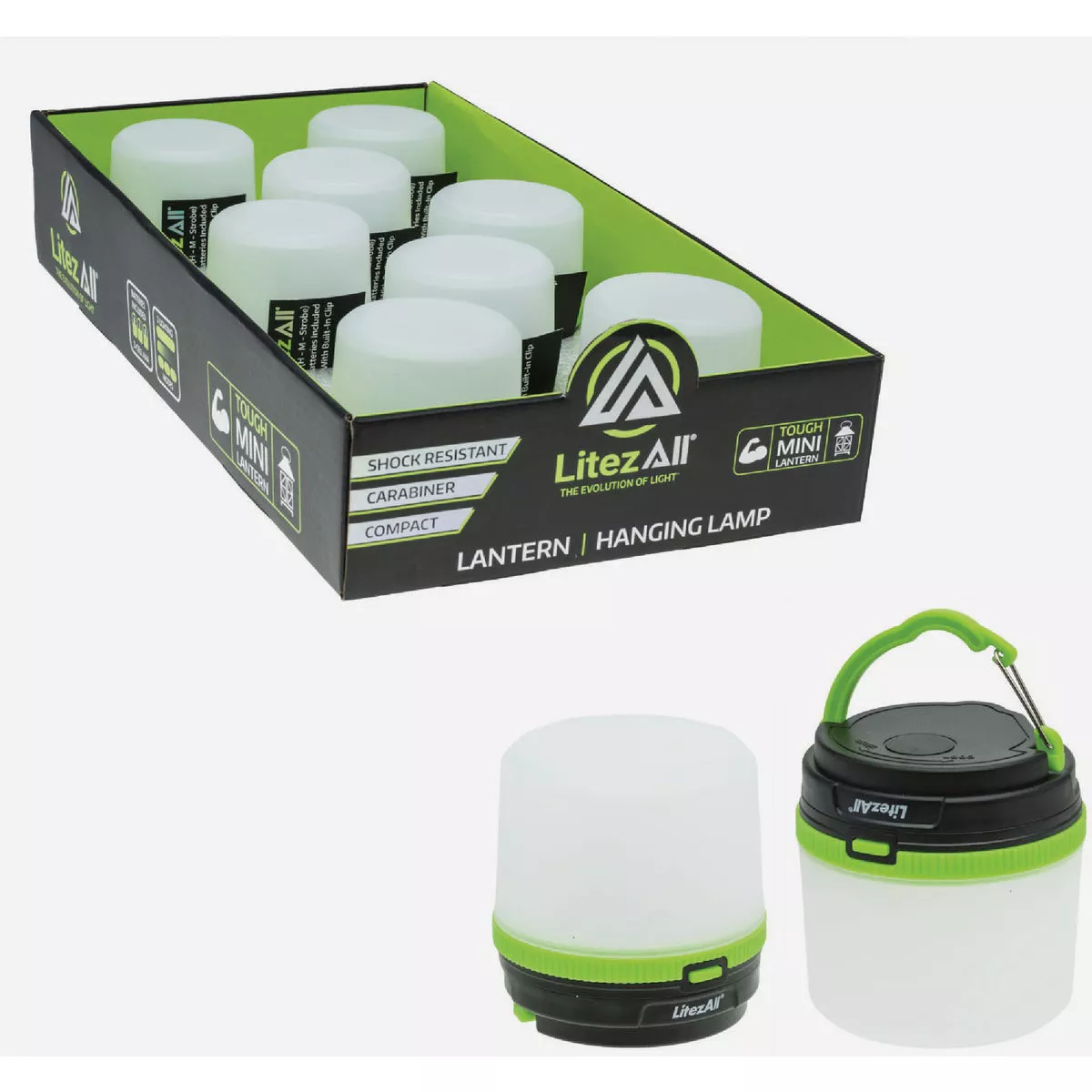 LitezAll Promier Products Mini Cylinder 360 Deg LED Lantern