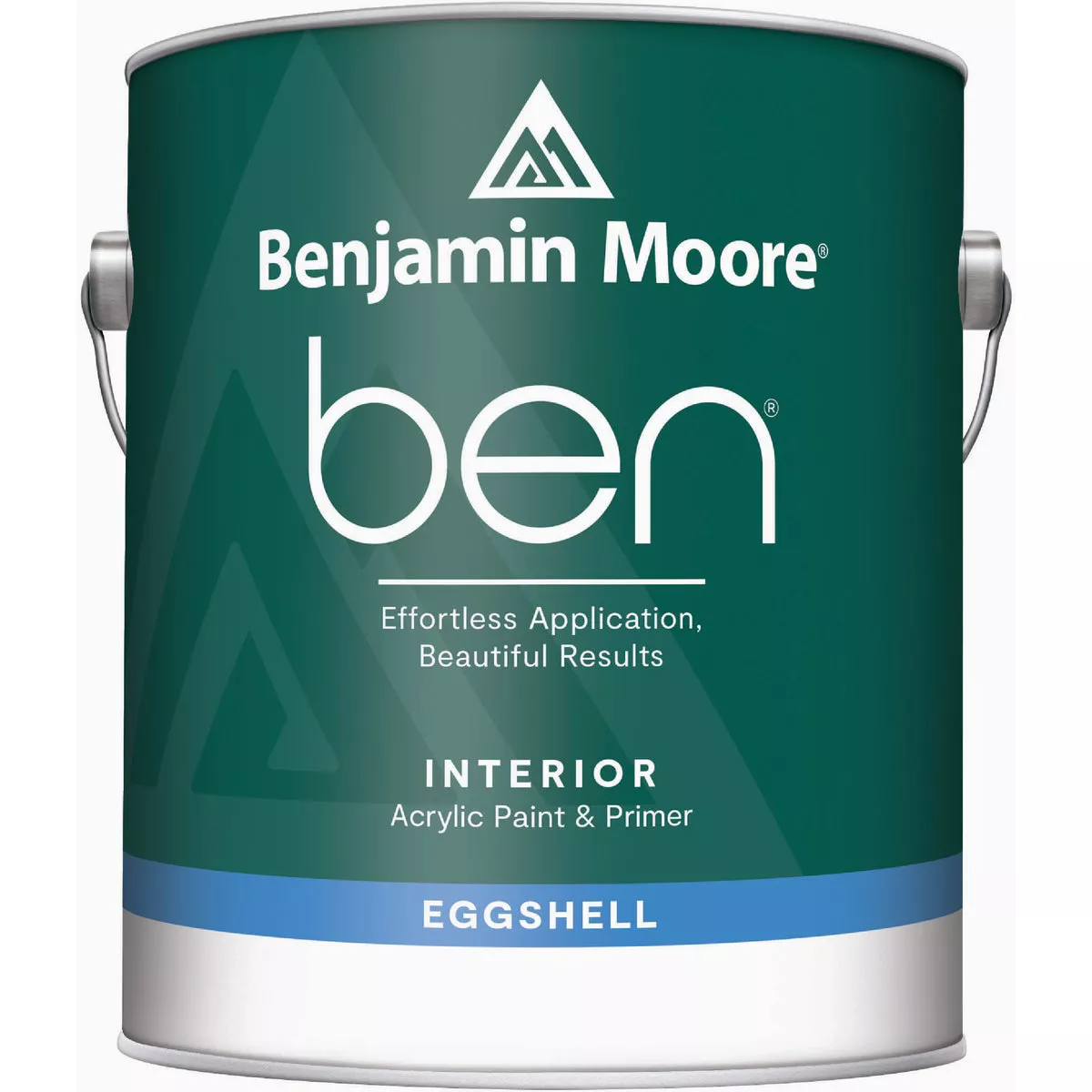 Benjamin Moore ben Acrylic Eggshell Premium Interior Paint & Primer, Base 3, 1 Gal.