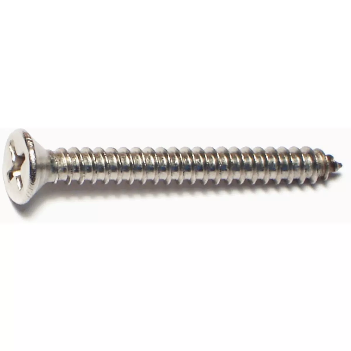 Midwest Fastener #8 x 1-1/2 In. 18-8 Stainless Steel Phillips Flat Head Sheet Metal Screws