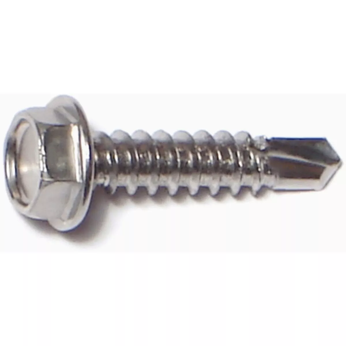 Midwest Fastener #8-18 x 3/4 In. 410 Stainless Steel Hex Washer Head Self-Drilling Screws (1 Ct.)