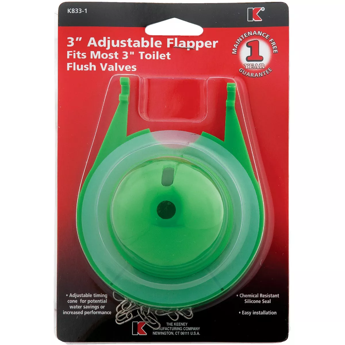 Keeney FlushAll 3 In. Adjustable Flapper - photo 2