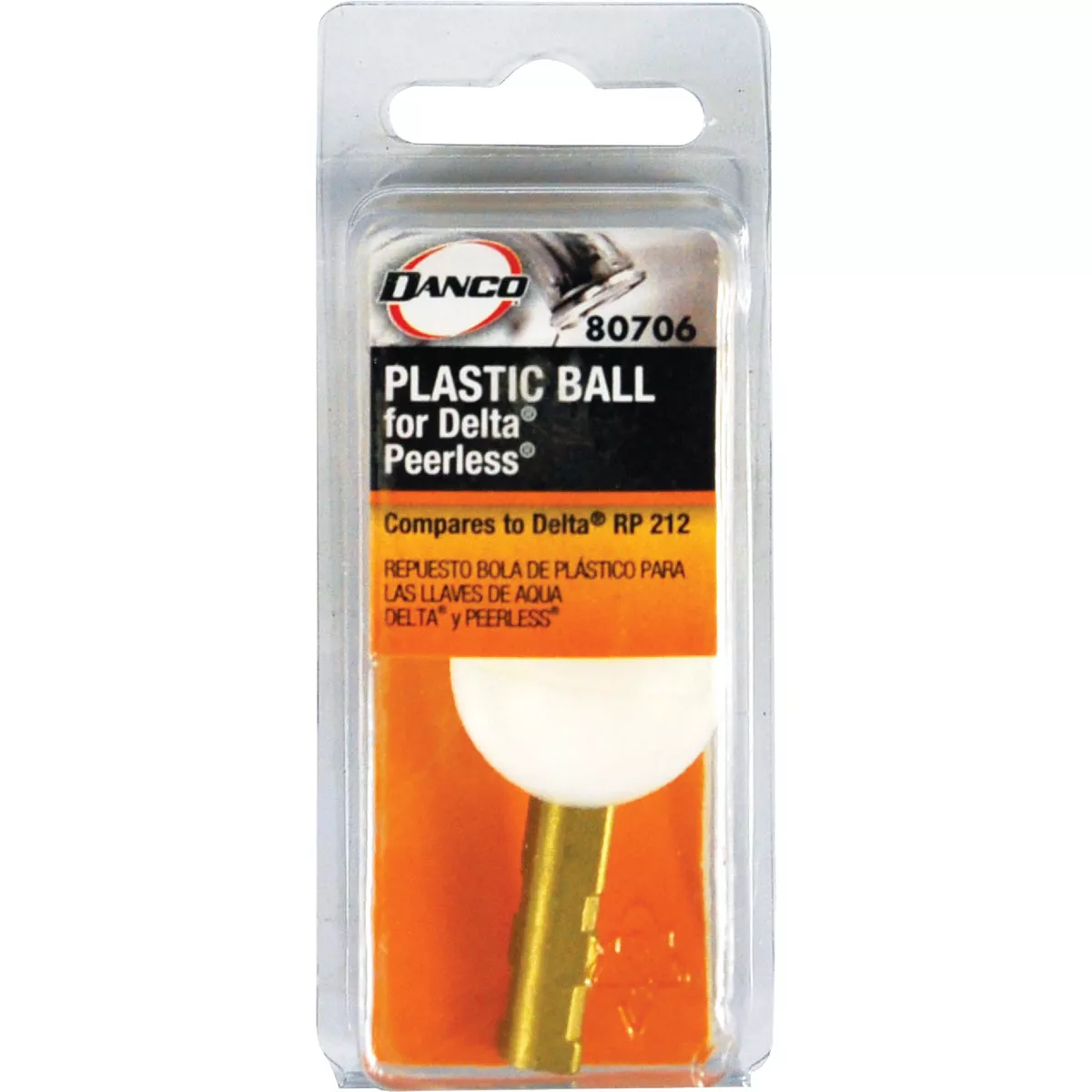 Danco No. 212 Plastic Ball Replacement for Delta/Peerless Single-Handle Faucet - photo 2