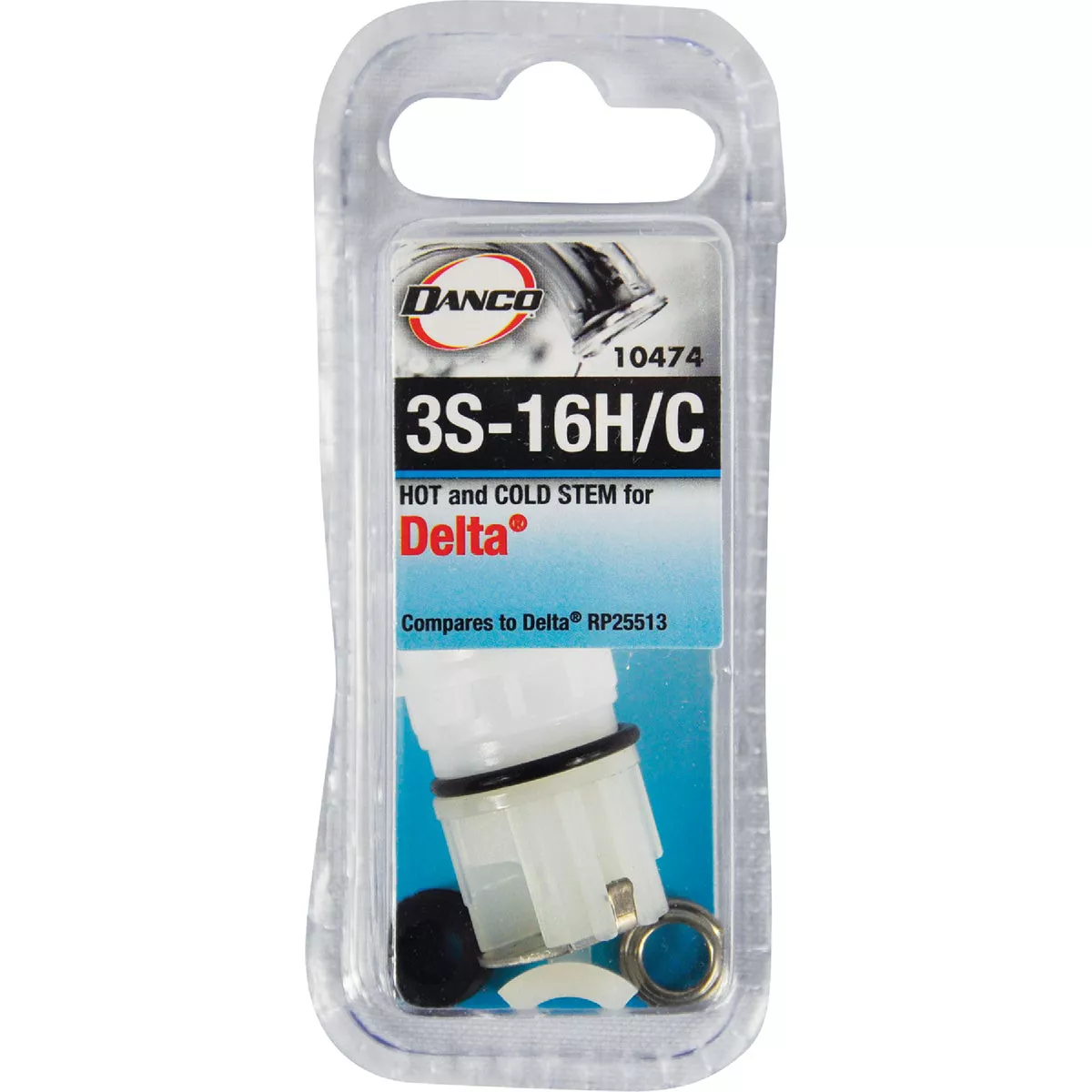 Danco Hot/Cold Water Faucet Stem for Delta 3S-16H/C With 2 Lever-Style Handles - photo 2