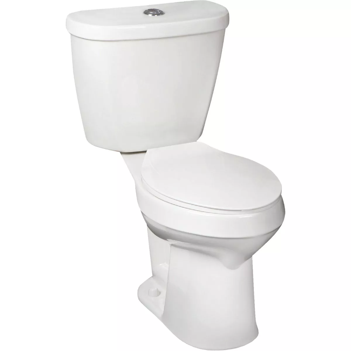 Mansfield Summit SmartHeight White Elongated Bowl 1.1 or 1.6 GPF Dual Flush Toilet Kit - photo 2