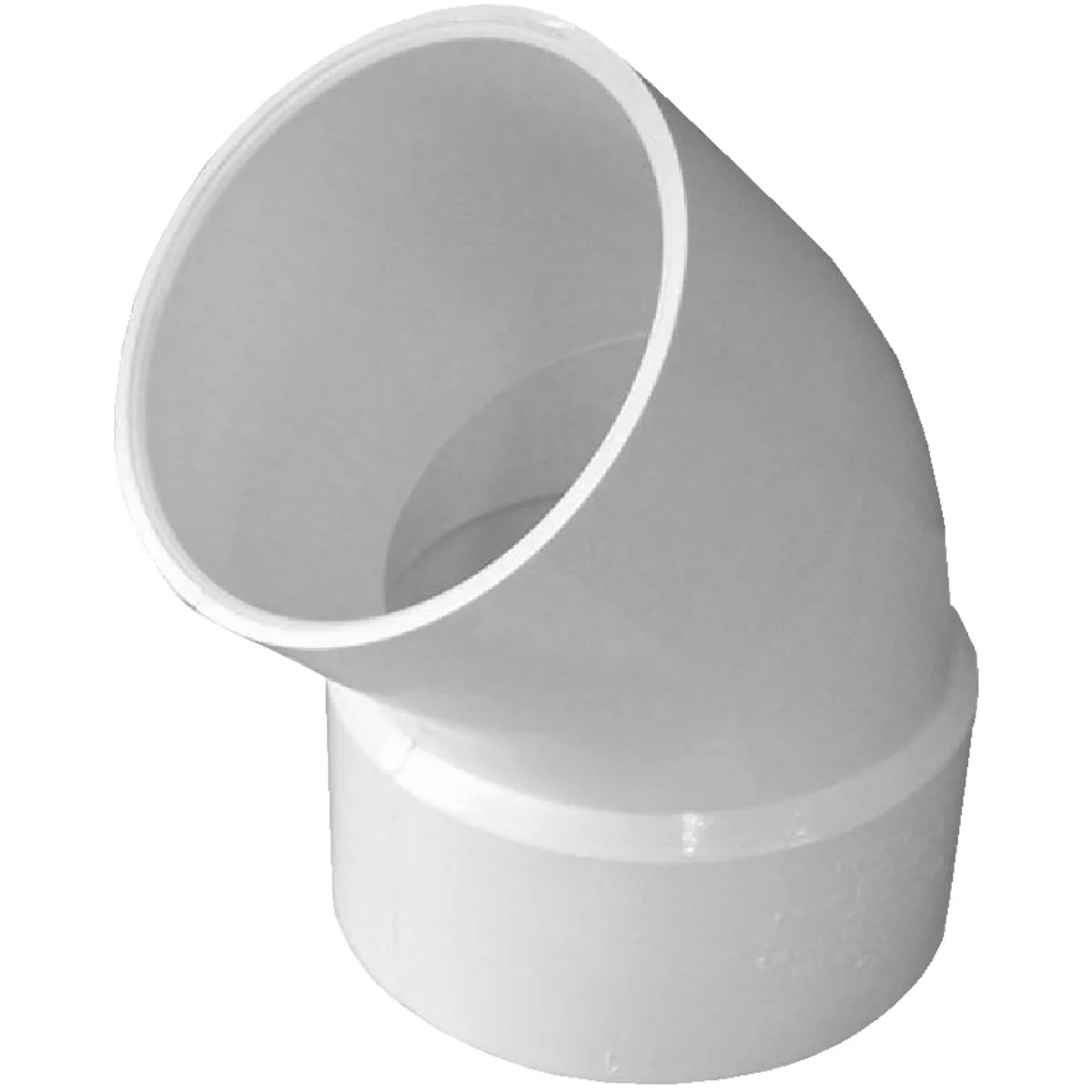 IPEX 3 In. SDR 35 45 Deg. PVC Sewer and Drain Street Elbow (1/8 Bend)