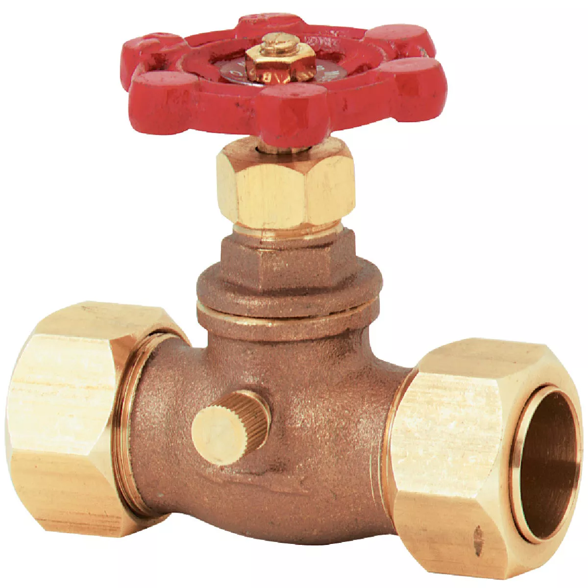 ProLine 3/4 In. COMP x 3/4 In. COMP Brass Stop and Waste Valve