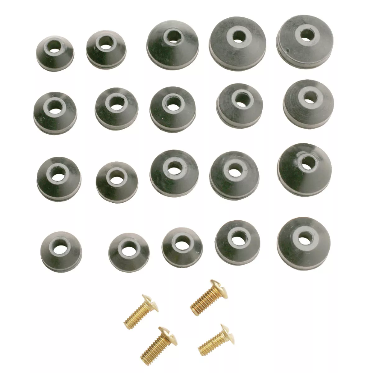 Do it Best Assorted Black Beveled Faucet Washer (24 Ct.)