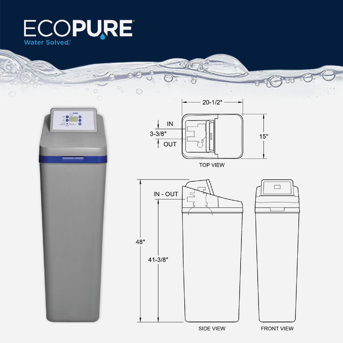 EcoPure 42,000 Grain Water Softener Do it Best