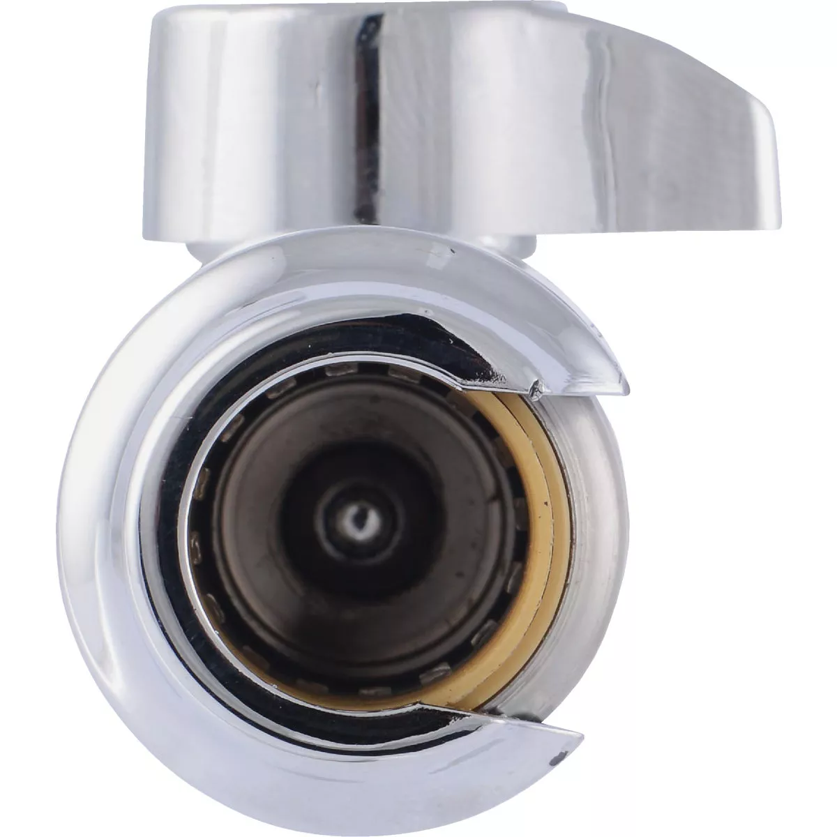 SharkBite 1/2 In. x 3/8 In. Compression Brass Straight Stop Valve - photo 3