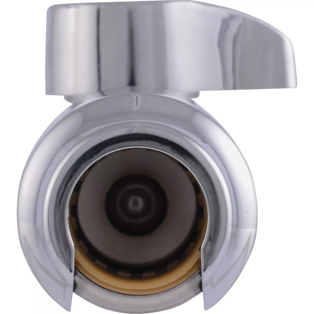 SharkBite 1/2 In. x 1/4 In. Compression Brass Straight Stop Valve - photo 3