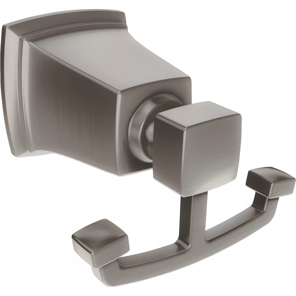 Moen Boardwalk Double Robe Hook, Brushed Nickel