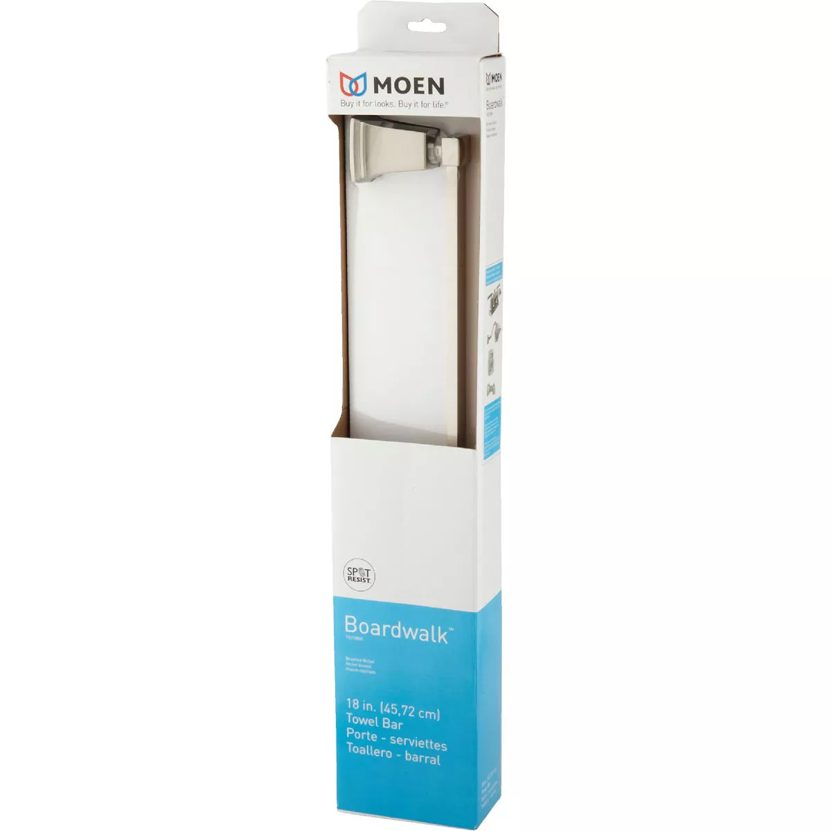 Moen Boardwalk 18 In. Towel Bar, Brushed Nickel - photo 2