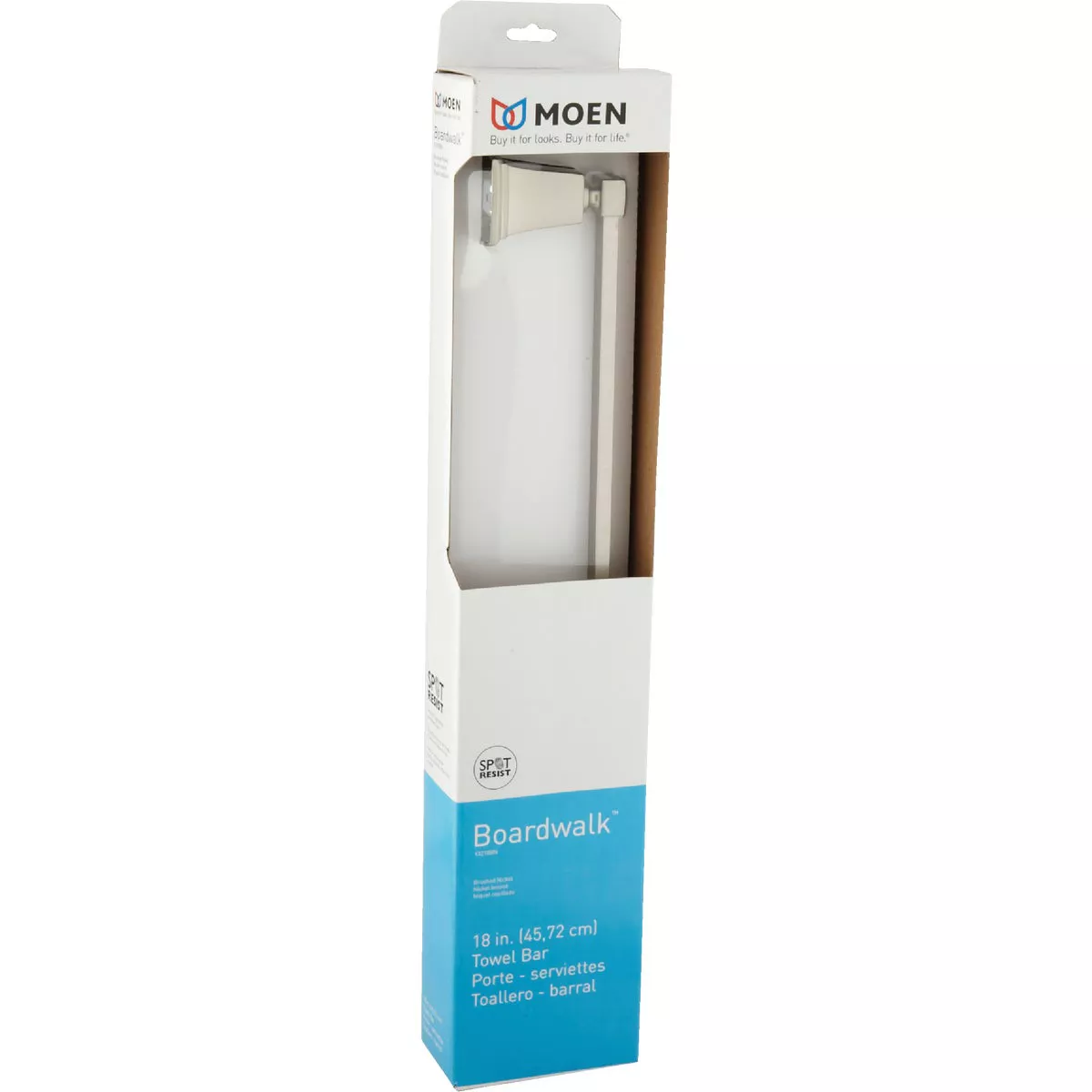 Moen Boardwalk 18 In. Towel Bar, Brushed Nickel - photo 3