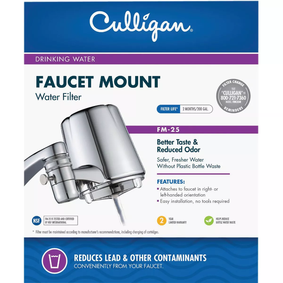 Culligan On-Tap Faucet Mount Water Filter - photo 2