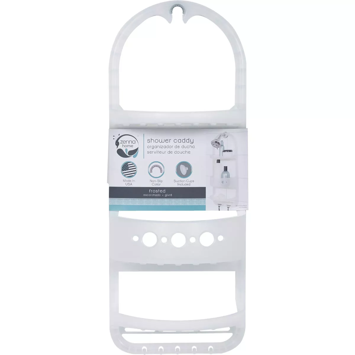 Zenith Zenna Home Plastic 10-1/4 In. x 26-1/4 In. Shower Caddy - photo 2