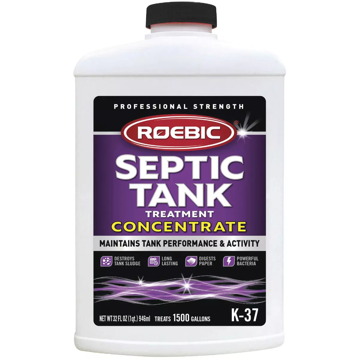 Roebic K-37 1 Qt. Concentrate Septic Tank Treatment
