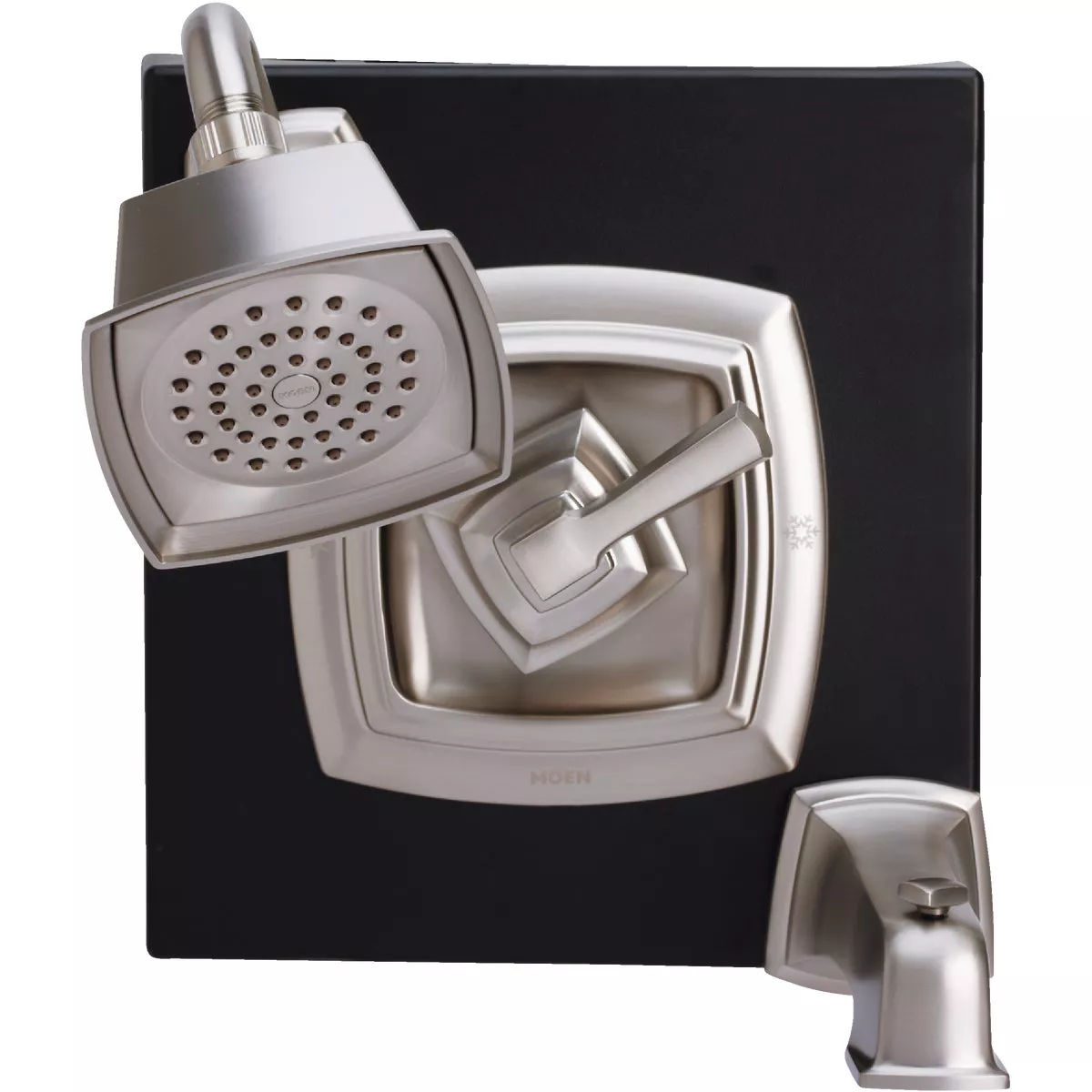 Moen Boardwalk Brushed Nickel Single-Handle Lever Tub and Shower Faucet - photo 4