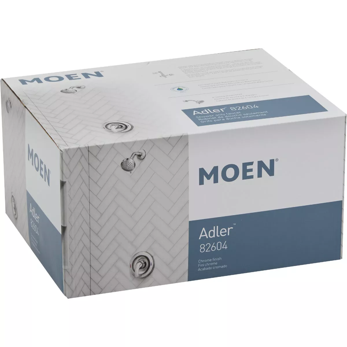 Moen Adler Posi-Temp 1-Handle Lever Shower Faucet, Chrome - photo 3