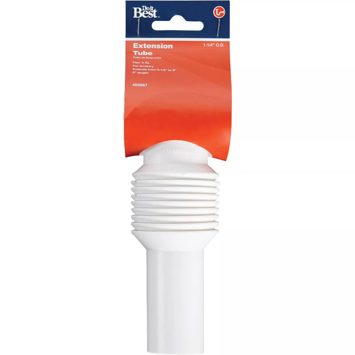 Do it Best 1-1/4 In. x 9 In. White Plastic Extension Tube - photo 2