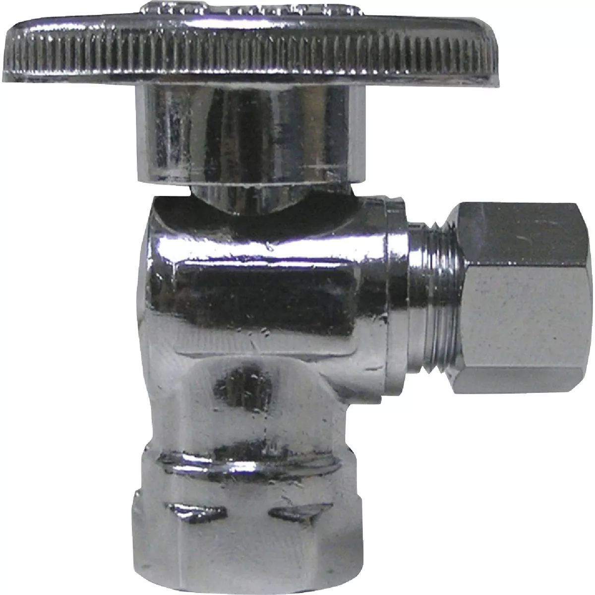 ProLine 5/8 In. OD x 1/4 In. OD Quarter Turn Angle Stop