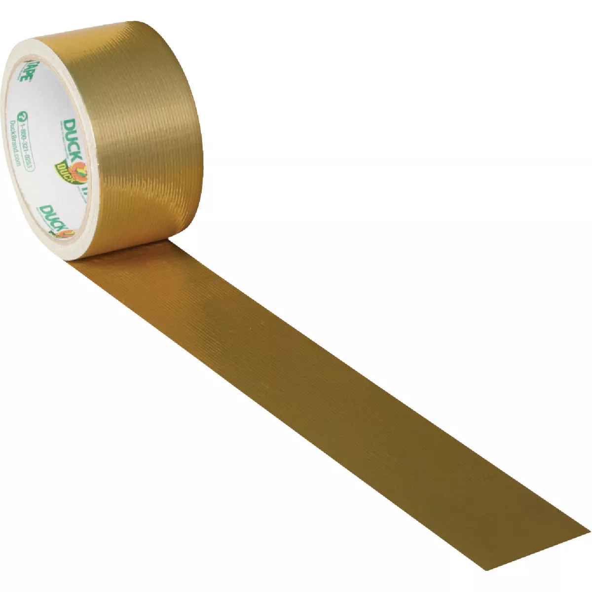 Duck Tape 1.88 In. x 10 Yd. Printed Duct Tape, Gold Metallic - photo 2