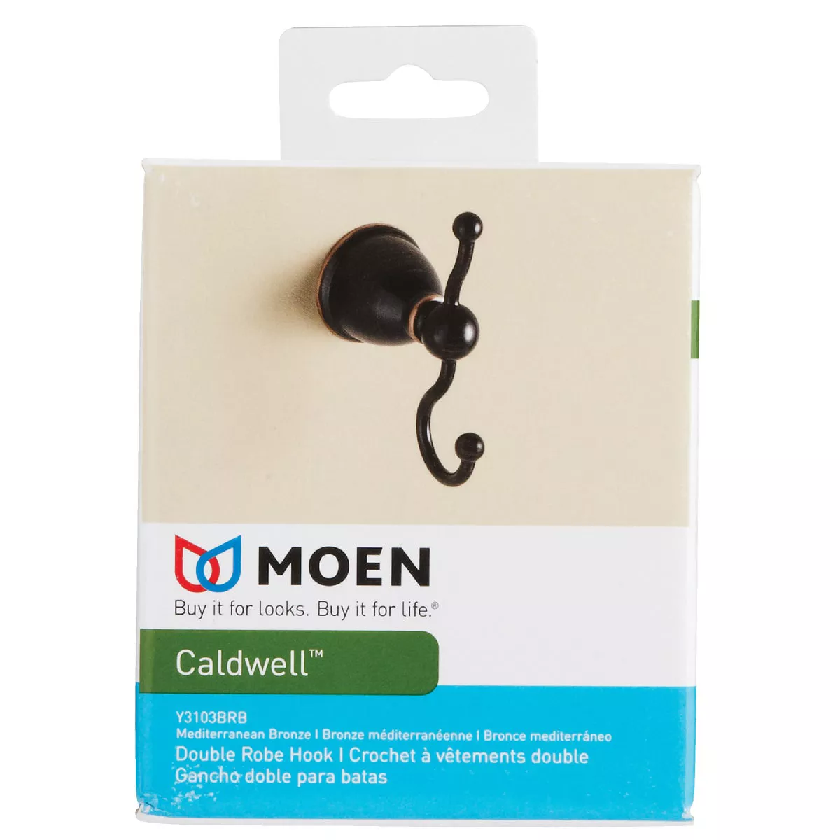 Moen Caldwell Single Robe Hook, Mediterranean Bronze - photo 2