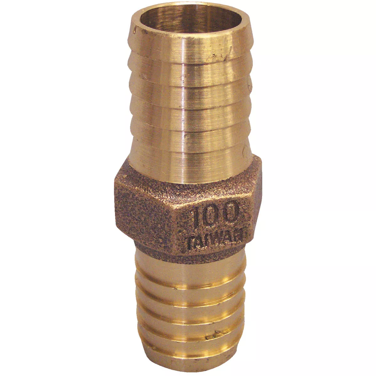 Merrill 3/4 In. x 1 In. Low Lead Brass Hose Barb Insert Coupling
