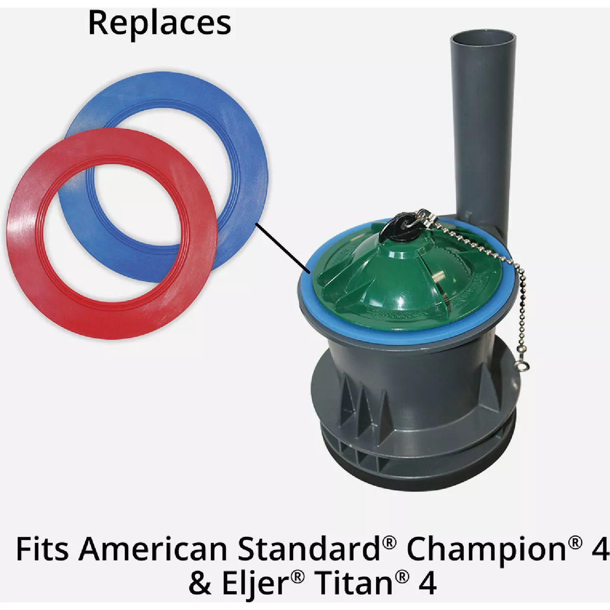 Korky Flush Valve Seal for Champion/Titan 4 - photo 3