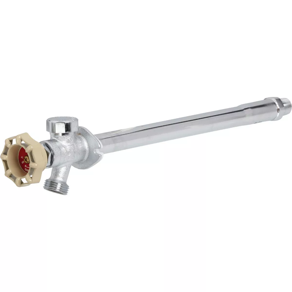 ProLine Chrome Plated Brass 1/2 In. PF x 3/4 In. MHT x 8 In. Anti-siphon Frost Free Sillcock