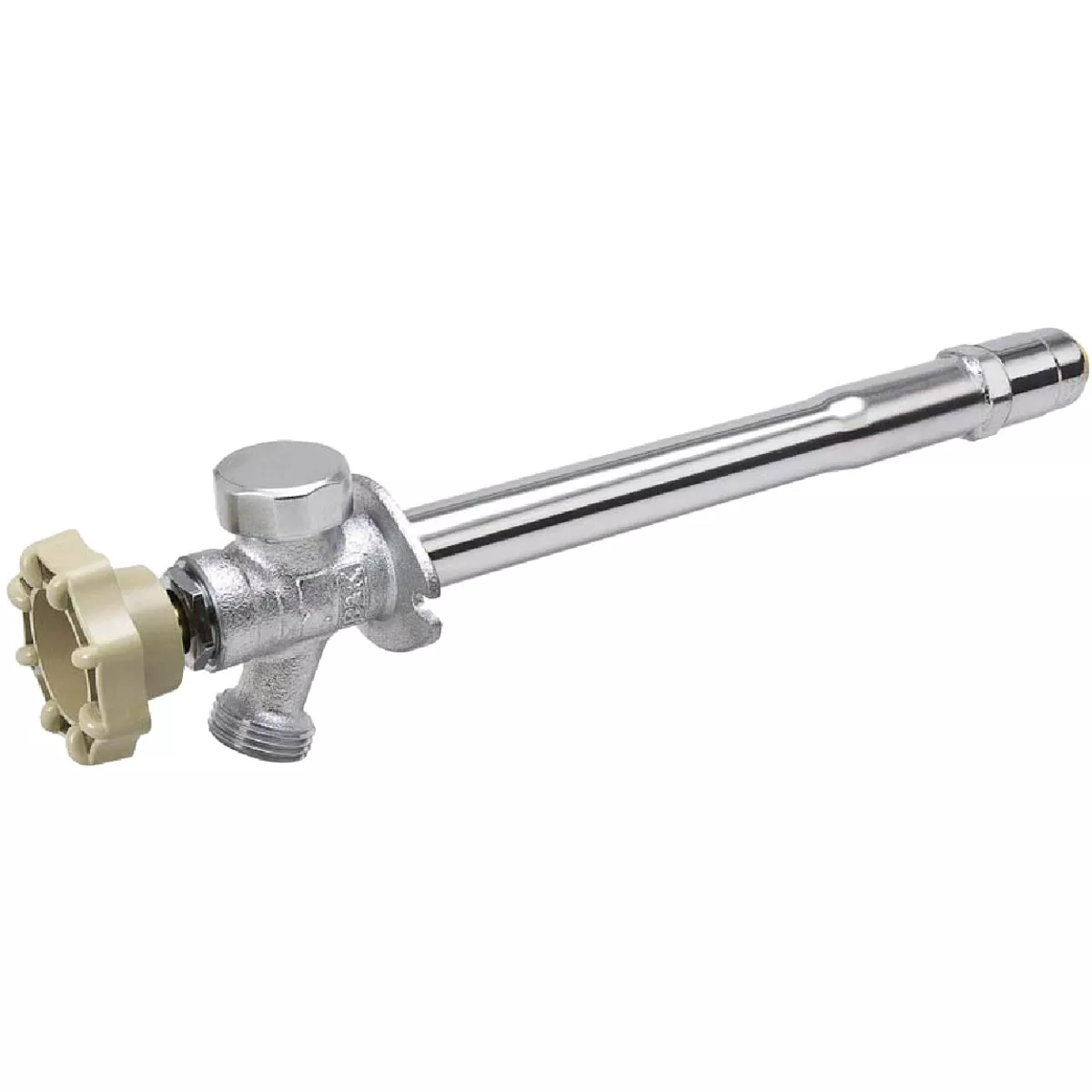 ProLine Chrome Plated Brass 1/2 In. PF x 3/4 In. MHT x 12 In. Anti-siphon Frost Free Sillcock