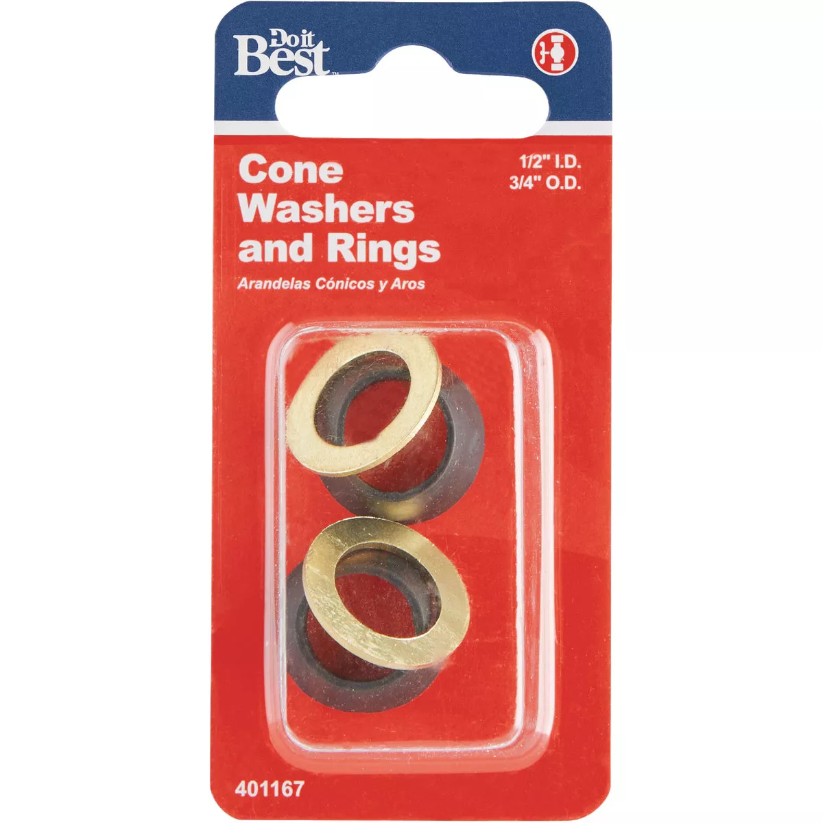 Do it Best 3/4 In. Black Cone Faucet Washer - photo 2