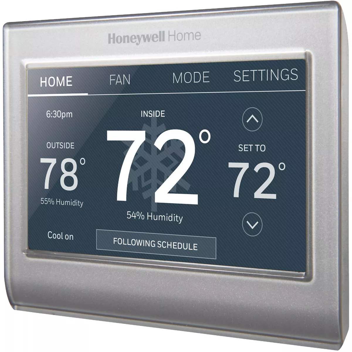 Honeywell Home WiFi Smart Color 7-Day Programmable Silver Metallic Digital Thermostat - photo 2