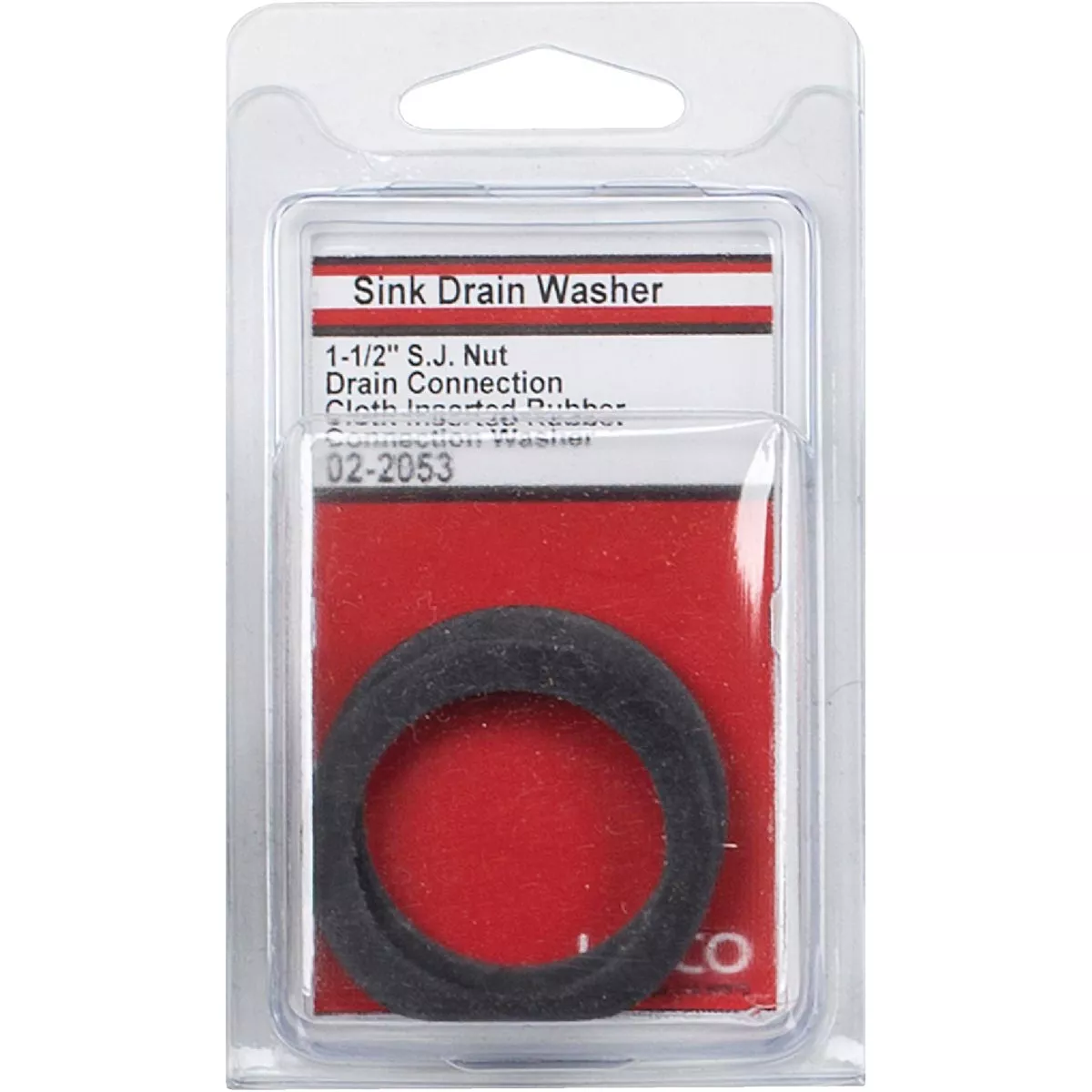 Lasco 1-3/4 In. Outlet Cloth Inserted Rubber Sink Strainer Washer (2 Ct.) - photo 2