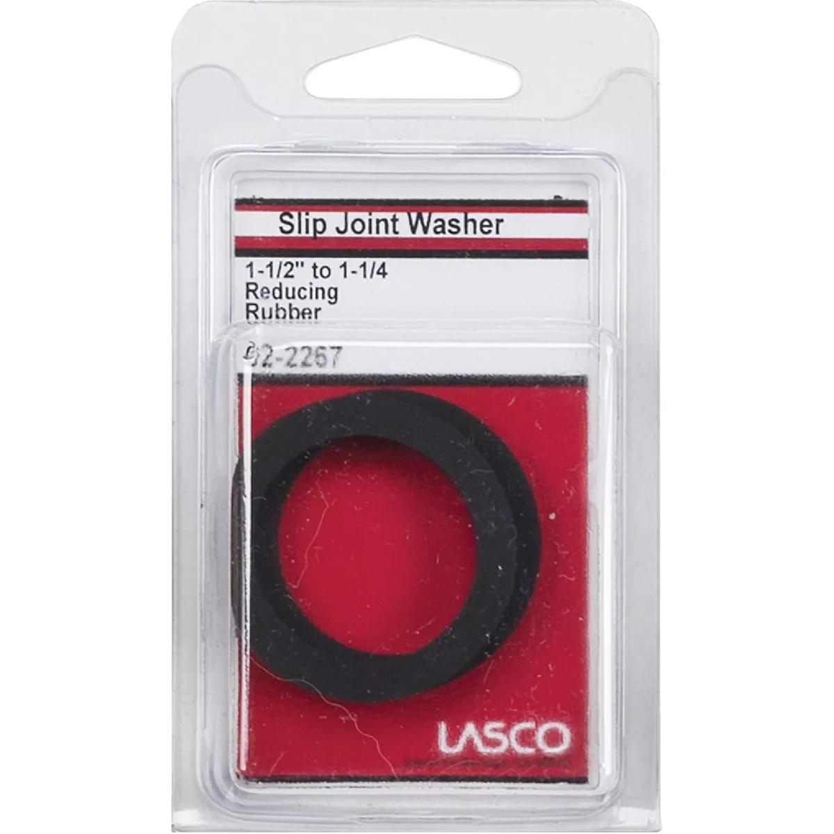Lasco 1-1/2 In. x 1-1/4 In. Black Rubber Slip Joint Washer (2-Pack) - photo 2