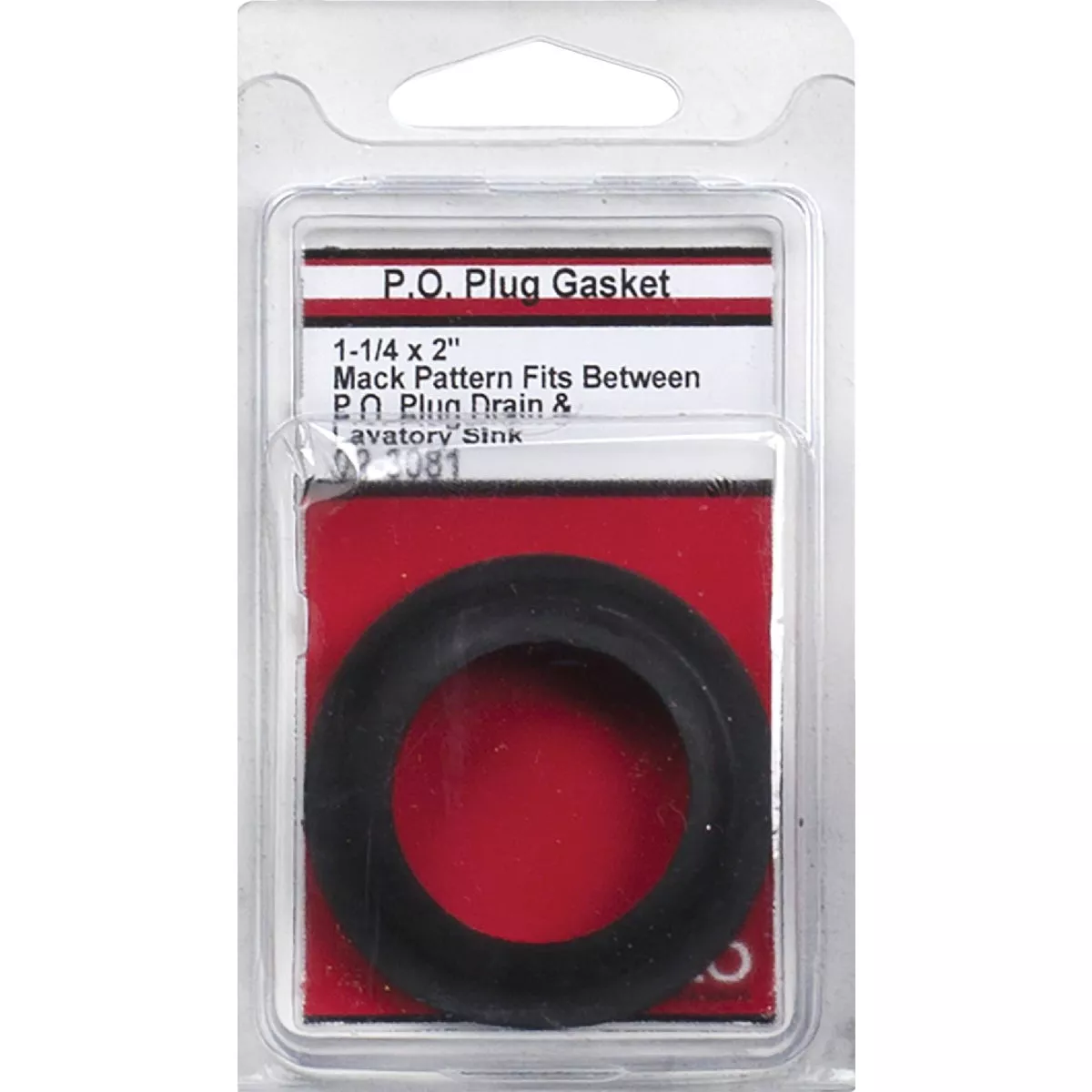 Lasco 2 In. OD x 1-1/4 In. ID Rubber Black Gasket - photo 2