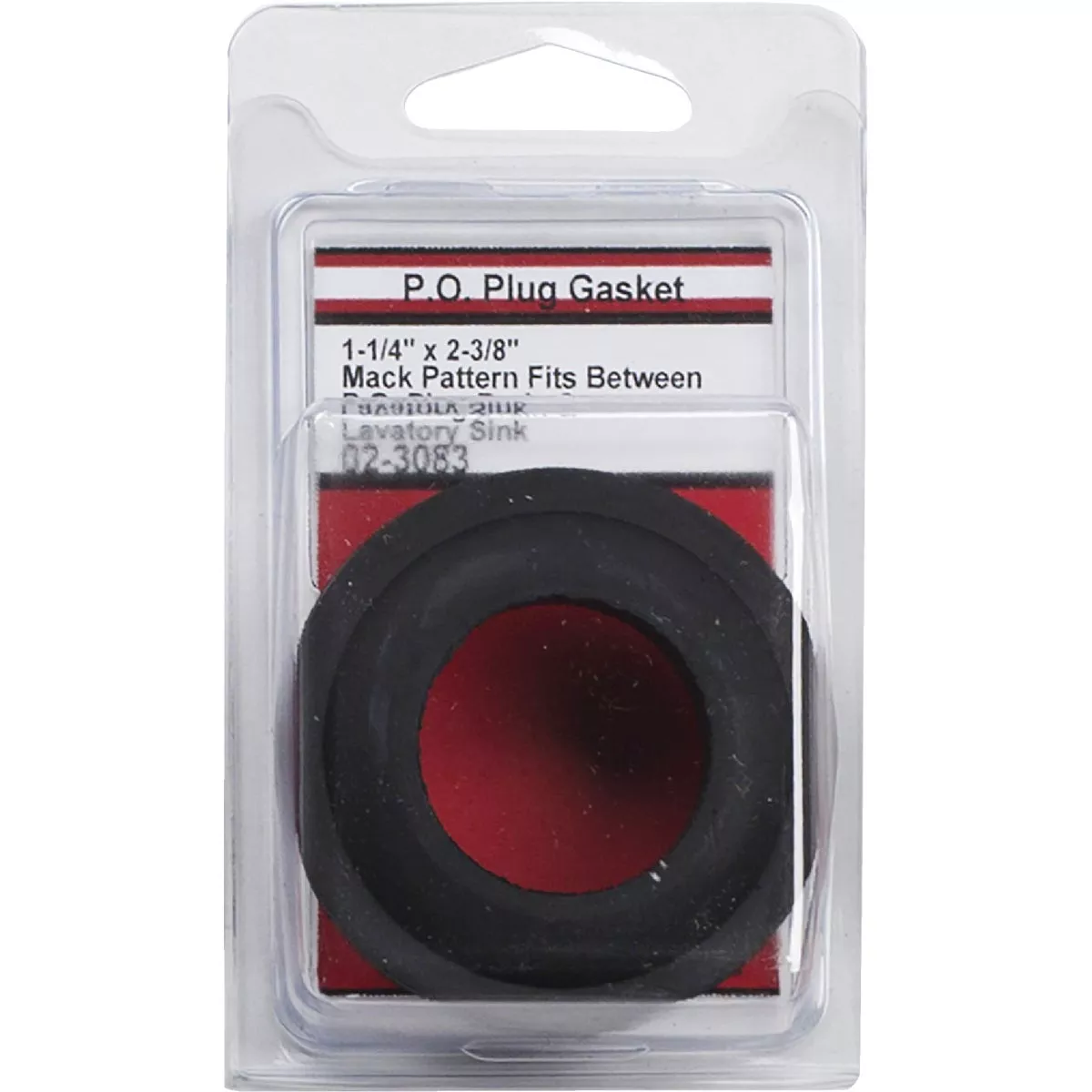 Lasco 2-3/8 In. OD x 1-1/4 In. ID Rubber Black Gasket - photo 2