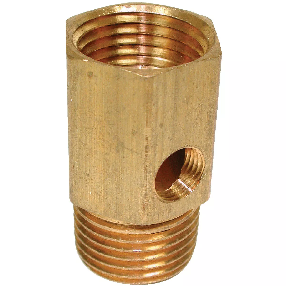 Dial 1/2 In. MPT x 1/2 In. FPT (1/8 In. FPT Side Tap) Pipe Adapter