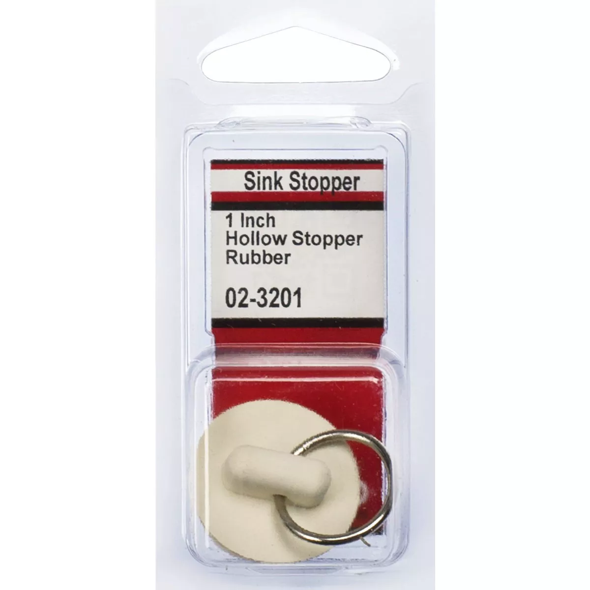 Lasco Hollow 1 In. White Sink Rubber Drain Stopper - photo 2