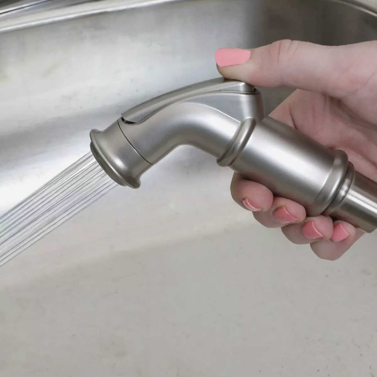 Danco Universal Fit Brushed Nickel Classic Sprayer Head - photo 6