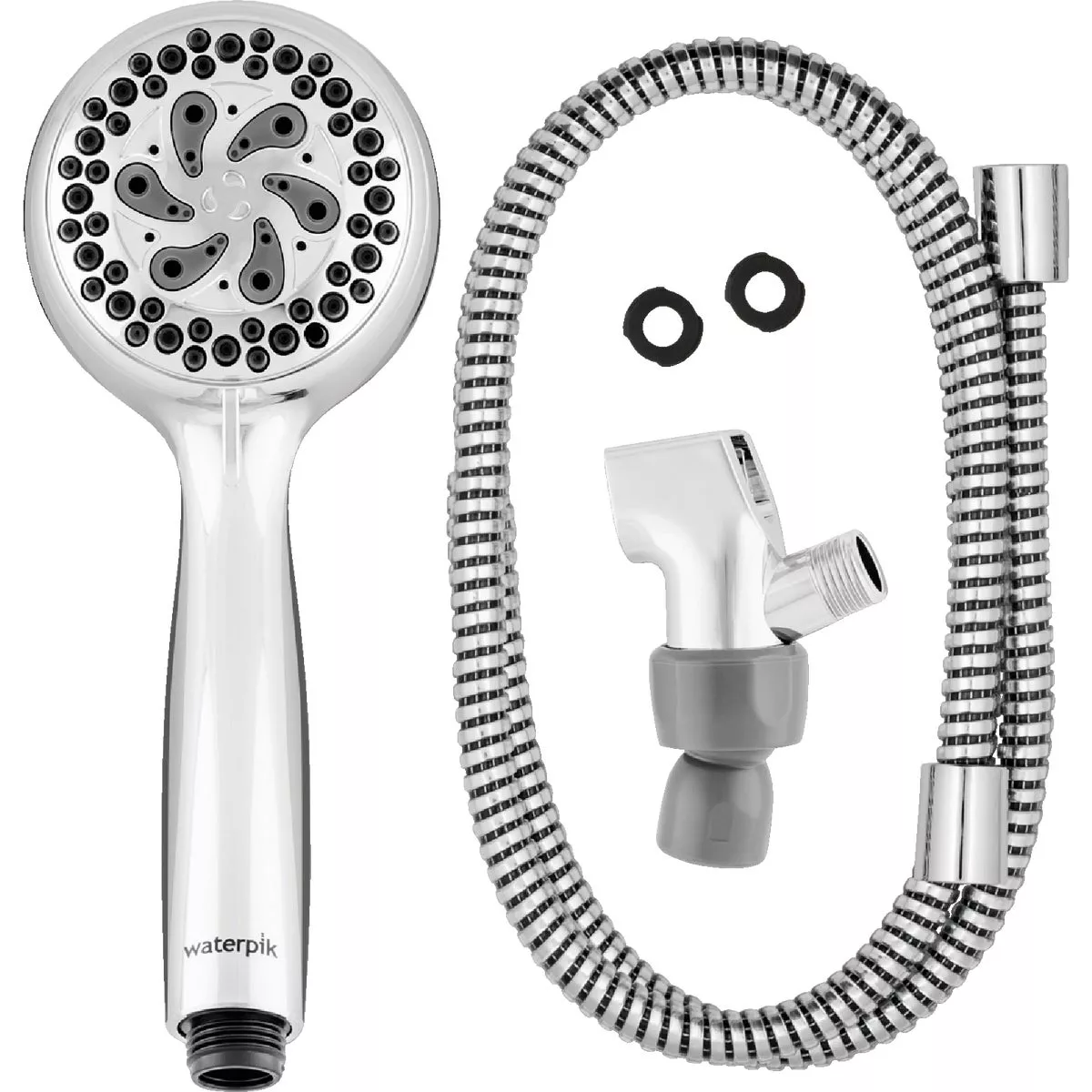 Waterpik EcoFlow 6-Spray 1.8 GPM Handheld Shower, Chrome - photo 3